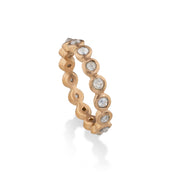Todd Reed ring with 18k rose gold, and rose cut diamonds (~1.32ct)